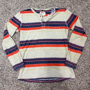 Koto Urban Outfitters Colorful Striped Long Sleeve Top